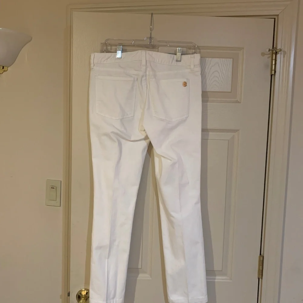 Tory Burch White 5 pkt Super Skinny Jeans sz 30